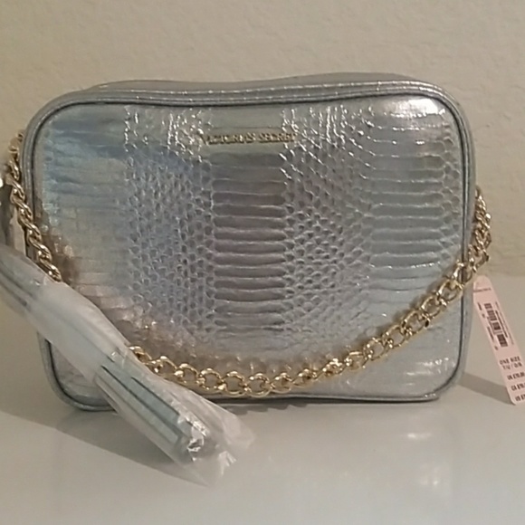 Victoria's Secret Handbags - Victoria Secret Silver Crossbody